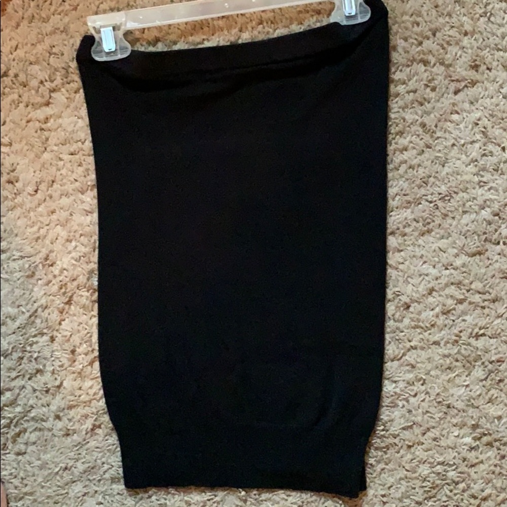 Black tube top
